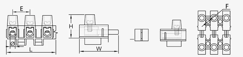 Male & Female Terminal Block /Plug-in Connector Strips -PA6 (Type 1)(pic1)