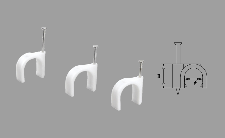 Cable Clips- Rounded