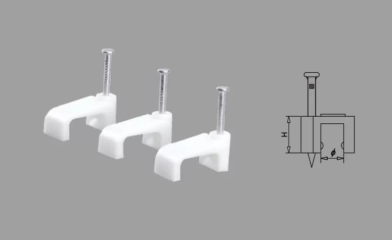 Square Cable Clips