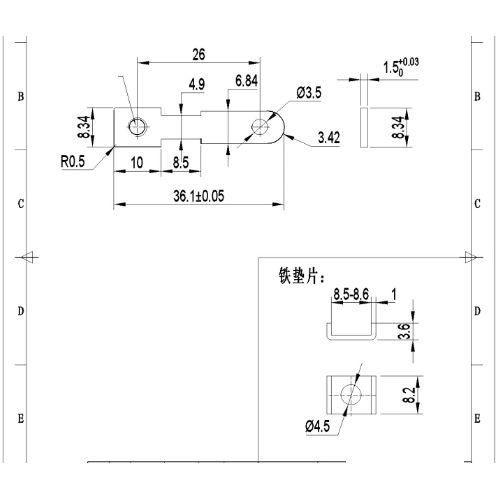 Brass Electrical Spade Terminals – High Conductivity Plug Connectors(pic1)